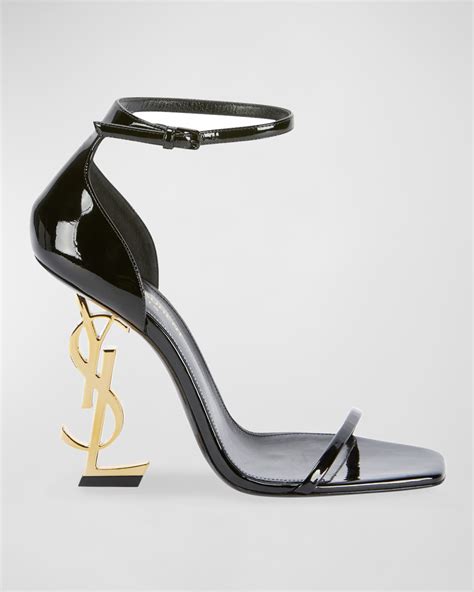 ysl black heel|how much do ysl heels cost.